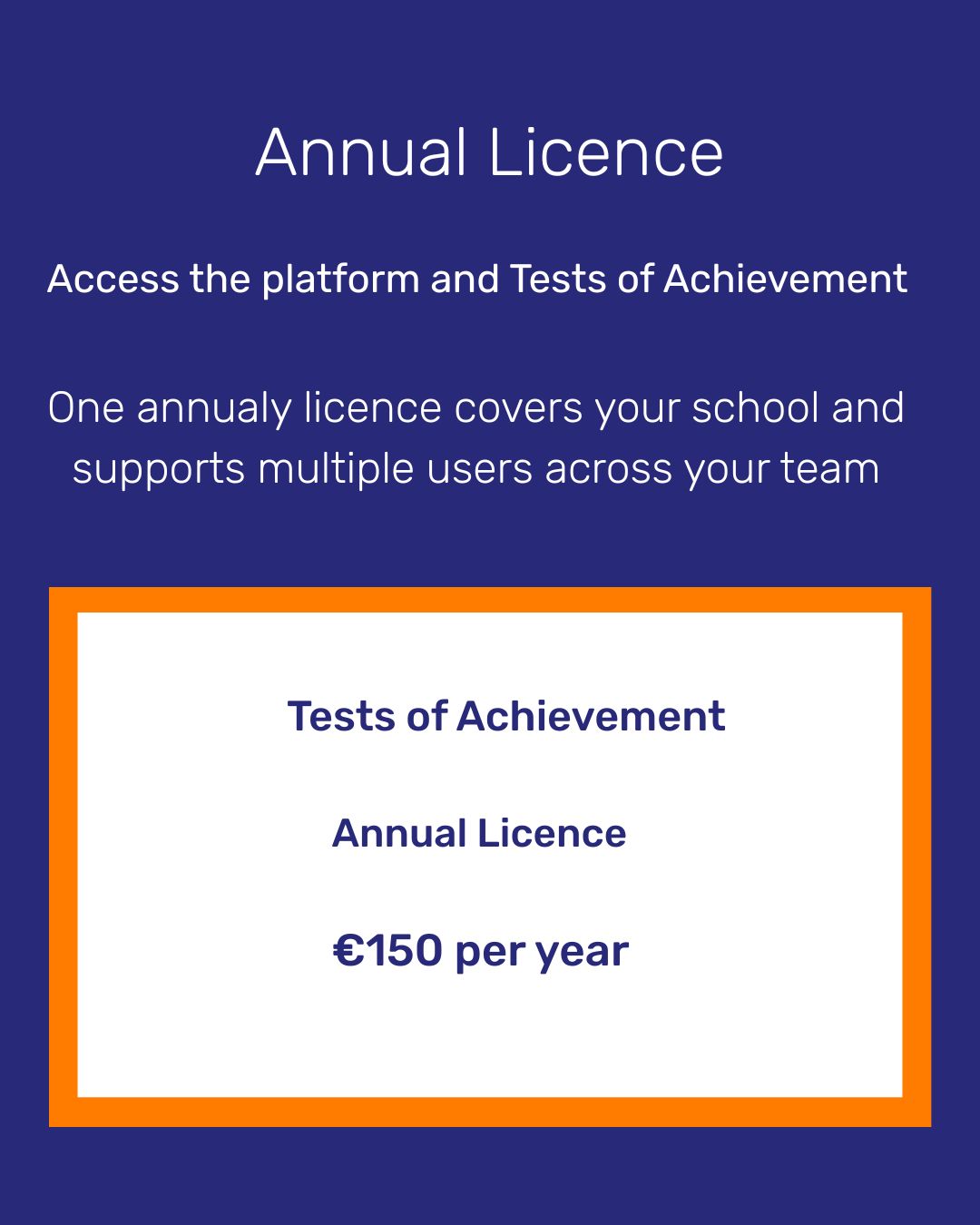 WJ V Annual Licence