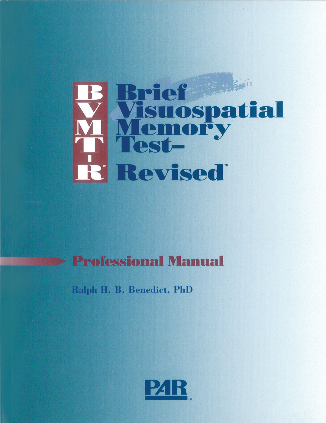 Brief Visuospatial Memory Test&ndash;Revised&trade; - 