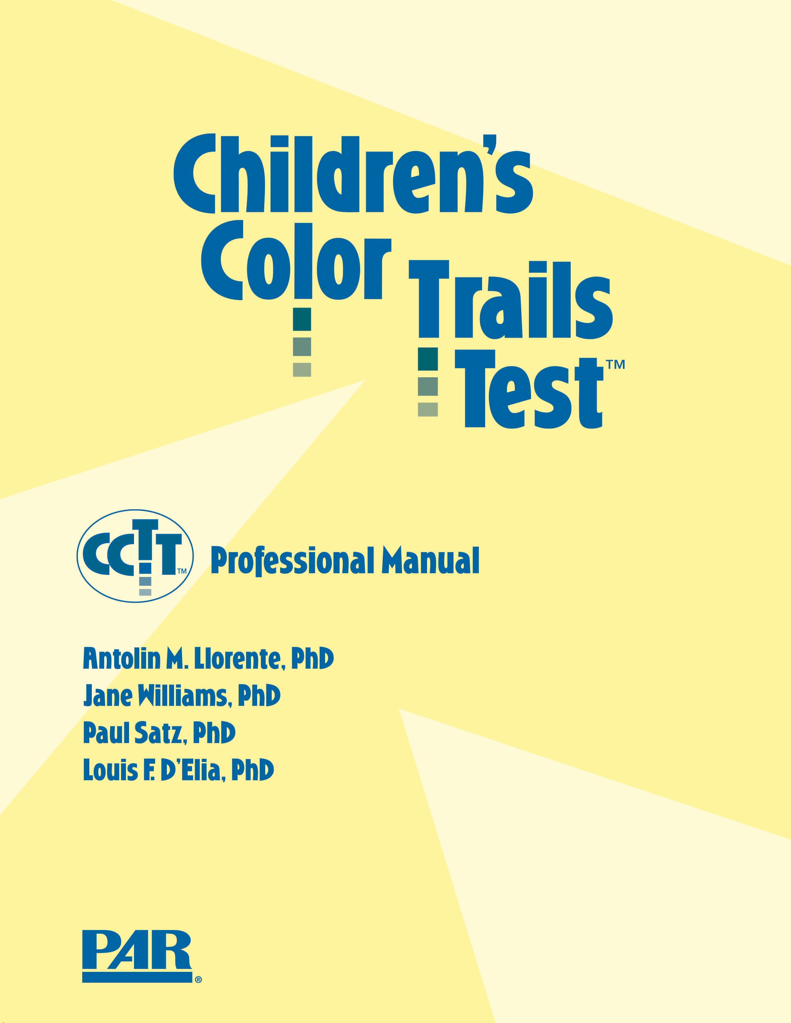 Children&rsquo;s Color Trails Test&trade; - 