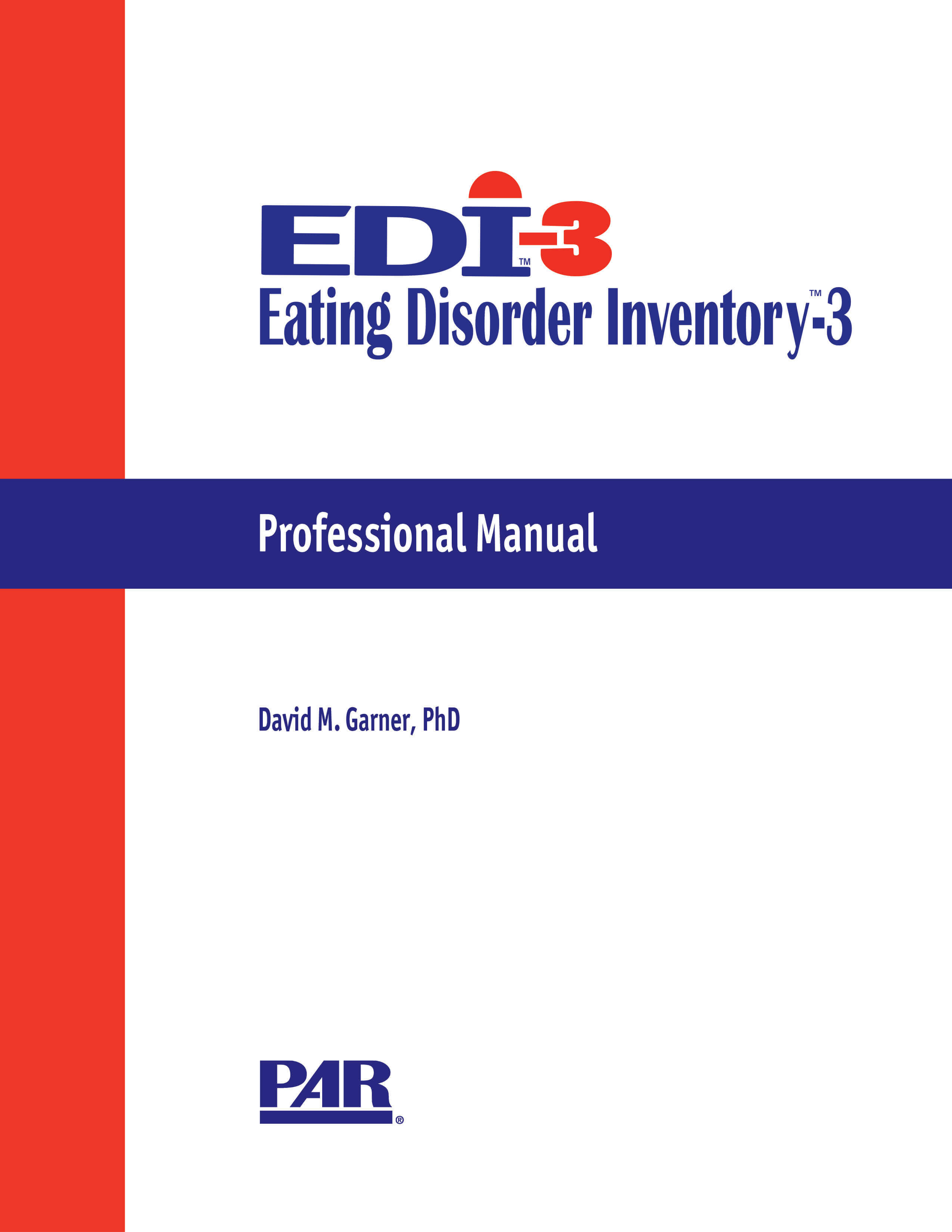 Eating Disorder Inventory&trade;&ndash;3 - 