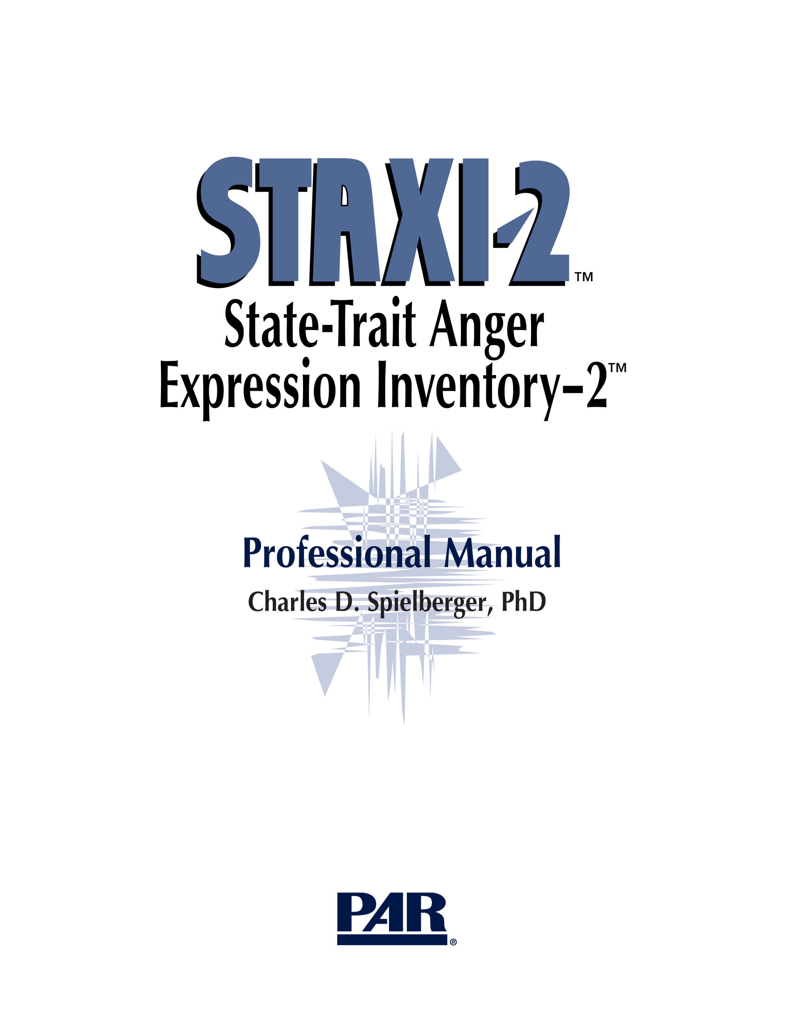 State&ndash;Trait Anger Expression Inventory&ndash;2&trade; - 